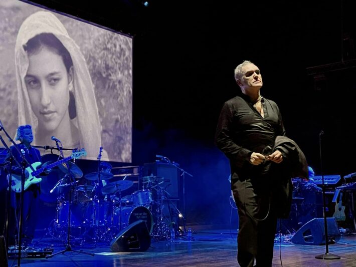 Morrissey sur scène -Lyon